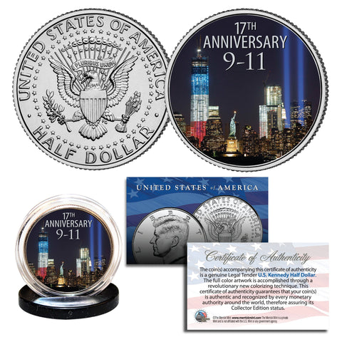 WWII * Battle of Iwo Jima * JFK Half Dollar U.S. Coin with Fact Trading Card