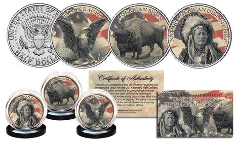 1976 Bicentennial JFK Kennedy Half Dollar - WW II MEMPHIS BELLE - 24K Gold Plated Coin