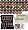 ALL 43 United States PRESIDENTS 43-Coin Complete Set Colorized State US Quarters