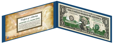 NEVADA State $1 Bill - Genuine Legal Tender - U.S. One-Dollar Currency " Green "