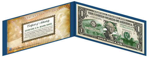 IDAHO State $1 Bill - Genuine Legal Tender - U.S. One-Dollar Currency " Green "