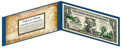 NEW JERSEY State $1 Bill - Genuine Legal Tender - U.S. One-Dollar Currency " Green "