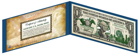ILLINOIS State $1 Bill - Genuine Legal Tender - U.S. One-Dollar Currency " Green "