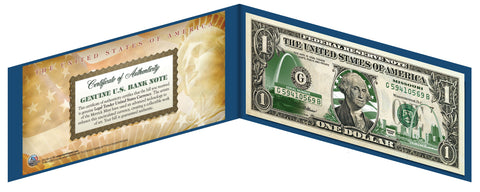 INDIANA State $1 Bill - Genuine Legal Tender - U.S. One-Dollar Currency " Green "