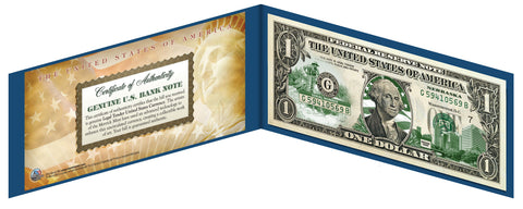 PENNSYLVANIA State $1 Bill - Genuine Legal Tender - U.S. One-Dollar Currency " Green "