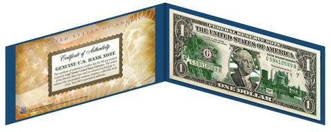 NEBRASKA State $1 Bill - Genuine Legal Tender - U.S. One-Dollar Currency " Green "