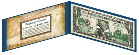OHIO State $1 Bill - Genuine Legal Tender - U.S. One-Dollar Currency " Green "