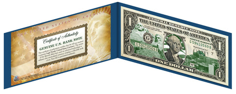 TENNESSEE State $1 Bill - Genuine Legal Tender - U.S. One-Dollar Currency " Green "