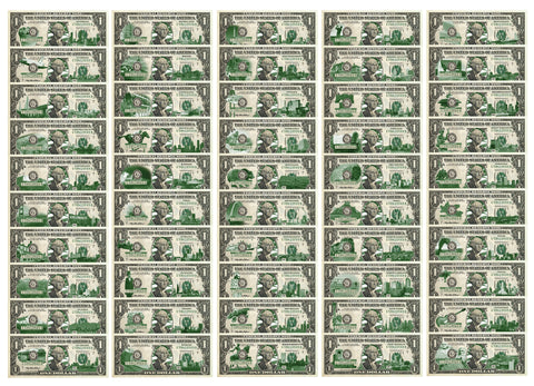 Collectible FARM ANIMALS Colorized JFK Kennedy Half Dollar U.S. 14-Coin Full Set