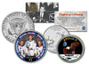 APOLLO 11 XI SPACE MISSION Colorized 2-Coin Set U.S. Florida Quarter & JFK Half Dollar - NASA ASTRONAUTS