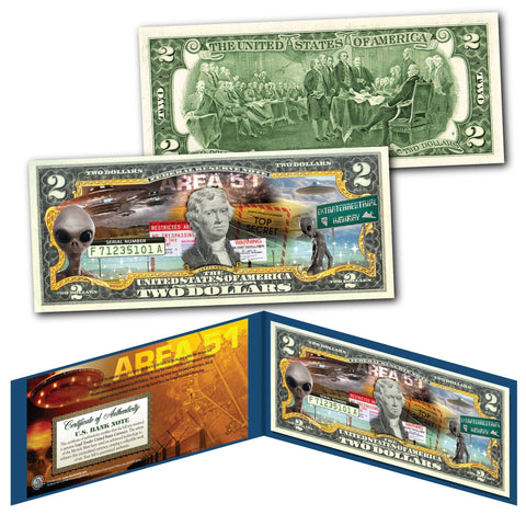 1899 George Washington Two-Dollar Silver Certificate designed on modern $2 bill