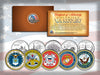 United States ARMED FORCES State Quarters US 5-Coin Set - ARMY - NAVY - MARINES - AIR FORCE - COAST GUARD