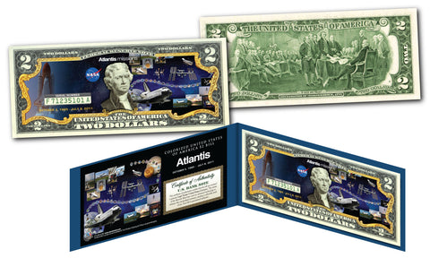 Navy SEABEES Offical Military WWII - We Build. We Fight - Genuine Legal Tender U.S. $2 Bill