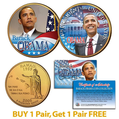 24K GOLD PLATED 2014 JFK Kennedy Half Dollar Coin w/Capsule - BUY 1 GET 1 FREE - bogo