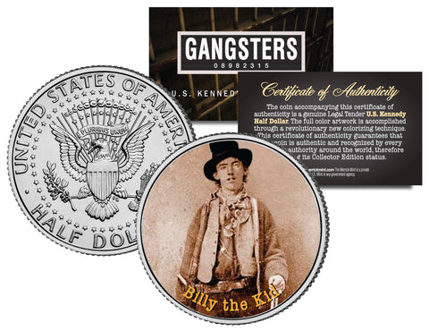 ANNIE OAKLEY - Wild West Series - JFK Kennedy Half Dollar U.S. Colorized Coin