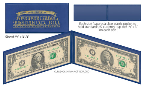 50 CURRENCY DELUXE HOLDERS Semi Rigid Vinyl for Banknotes Money US Dollar Bills
