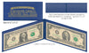 BLUE Deluxe Display Protection Folio for CURRENCY BANKNOTE BILL PAPER MONEY (QTY 10)
