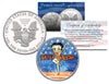 BETTY BOOP 2001 American Silver Eagle Dollar 1 oz Colorized U.S. Coin - Officially Licensed