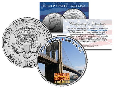 JOHN LENNON Strawberry Fields IMAGINE Mosaic - JFK Kennedy Half Dollar US Colorized Coin