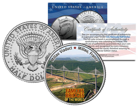 MICHELANGELO - The Prophet Ezekiel - SISTINE CHAPEL - Colorized JFK Half Dollar U.S. Coin
