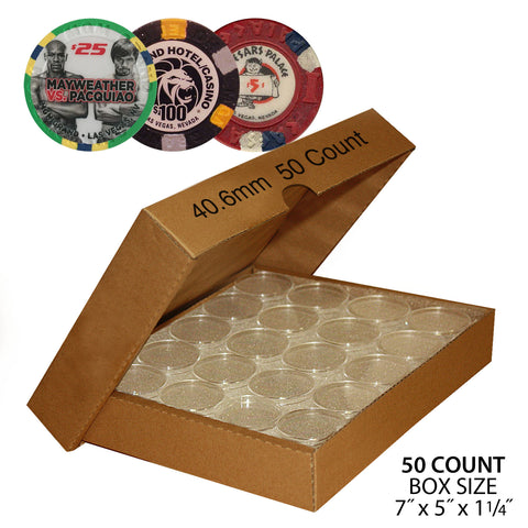 1000 Direct Fit Airtight 39mm Coin Holder Capsules For 1oz SILVER ROUNDS or COPPER ROUNDS