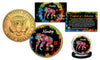 Chinese Zodiac PolyChrome Genuine Legal Tender JFK Kennedy Half Dollar 24K Gold Plated U.S. Coin - MONKEY