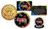 Chinese Zodiac PolyChrome Genuine Legal Tender JFK Kennedy Half Dollar 24K Gold Plated U.S. Coin - PIG