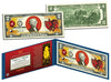 Chinese Zodiac - YEAR OF THE PIG - Colorized $2 Bill U.S. Legal Tender Currency