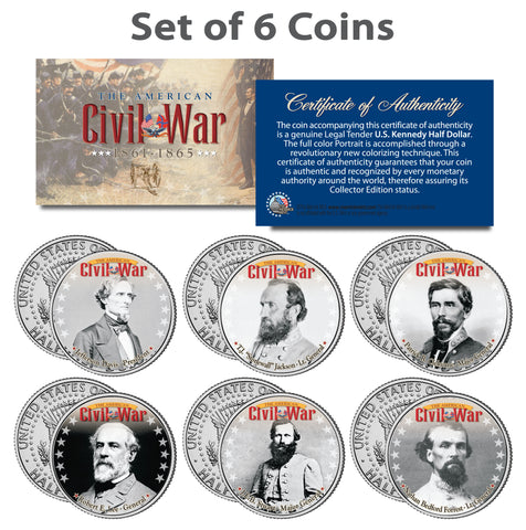 APOLLO 11 50th Anniversary Man on Moon Space JFK Kennedy Half Dollar Genuine U.S. 2-Coin Set - 1969 Original Button Artwork - Armstrong - Collins - Aldrin