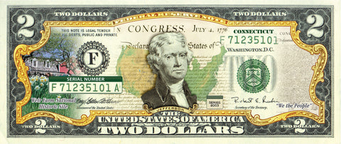 GRAND CANYON & YELLOWSTONE NATIONAL PARKS Official $2 Bills Honoring America's National Parks