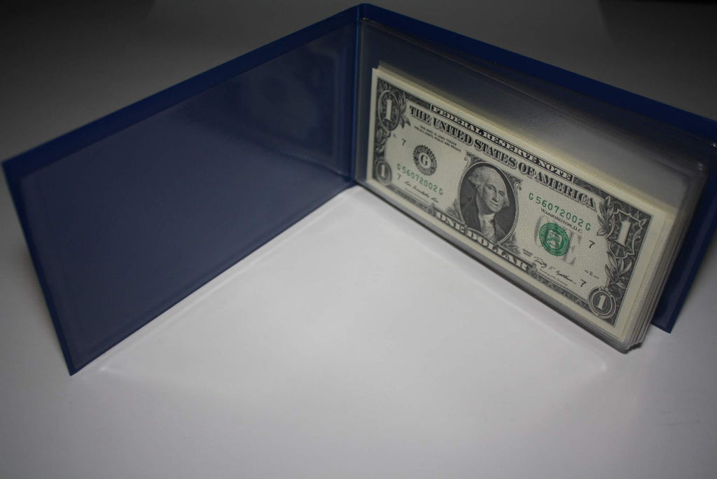 10 Consecutive Serial Number US $1 DOLLAR BILLS Uncirculated in 10-Pocket PORTFOLIO ALBUM