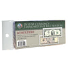 20 CURRENCY DELUXE HOLDERS Semi Rigid Vinyl for Banknotes Money US Dollar Bills
