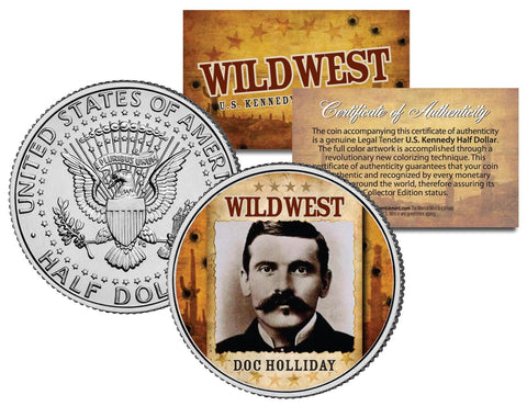 ANNIE OAKLEY - Wild West Series - JFK Kennedy Half Dollar U.S. Colorized Coin