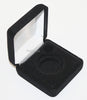 Lot of 6 Black Felt COIN DISPLAY GIFT METAL DELUXE PLUSH BOX for 1-Half Dollar U.S.