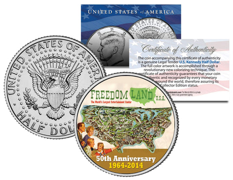 SPONGEBOB SQUAREPANTS 2013 Macy's THANKSGIVING DAY PARADE - Colorized 2014 JFK Kennedy Half Dollar U.S. Coin