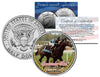 SPECTACULAR BID - 3 Time Eclipse Award Winner - Thoroughbred Racehorse Colorized JFK Half Dollar US Coin