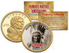 GERONIMO - Famous Native Americans - Sacagawea Dollar Colorized US Coin - APACHE Indians