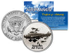 SPANISH AIR FORCE - Airplane Series - JFK Kennedy Half Dollar U.S. Colorized Coin