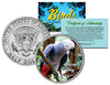 AFRICAN GREY Collectible Birds JFK Kennedy Half Dollar Colorized US Coin PARROT with Bright Red Tail