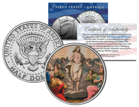 PRINCESS CHARLOTTE of Cambridge - Colorized 2015 JFK Kennedy Half Dollar U.S. 2-Coin Set