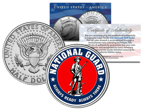 ARMY & USA INTELLIGENCE Branch JFK Half Dollar Armed Forces Military 2-Coin U.S. Set
