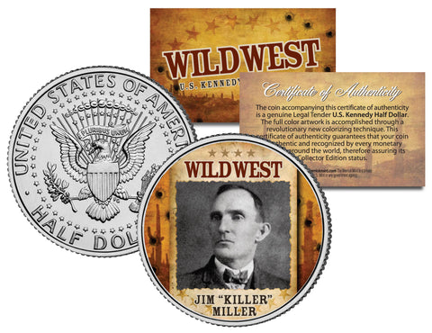ANNIE OAKLEY - Wild West Series - JFK Kennedy Half Dollar U.S. Colorized Coin