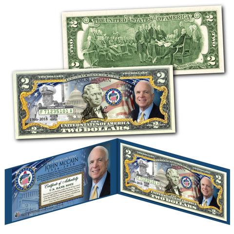 5-STAR GENERALS - WWII Legendary Rank Acheived By Only 5 - Legal Tender US $2 Bill
