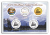 2004 KEELBOAT NICKEL Westward Journey 5-Coin US Set - P&D - Hologram - Colorized - 24K Gold Plated