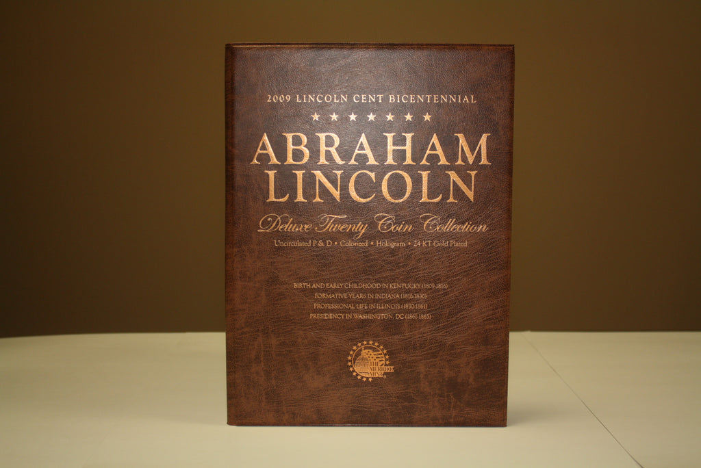 2009 LINCOLN CENT BICENTENNIAL PENNIES 20-Coin Deluxe Set P&D Holo Colorized 24K