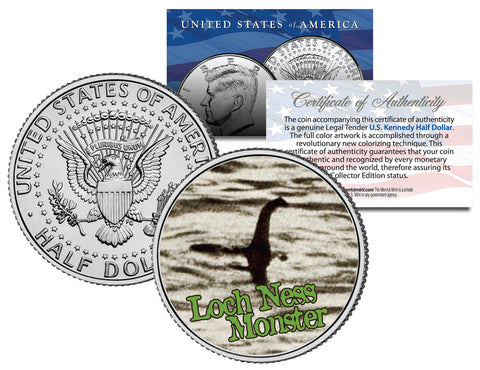 JUVENILE EMPEROR ANGELFISH  - Tropical Fish Series - JFK Kennedy Half Dollar U.S. Colorized Coin