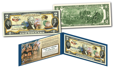 American Civil War CONFEDERATE & UNION GENERALS Genuine Legal Tender U.S. $2 Bill (SET OF 2)