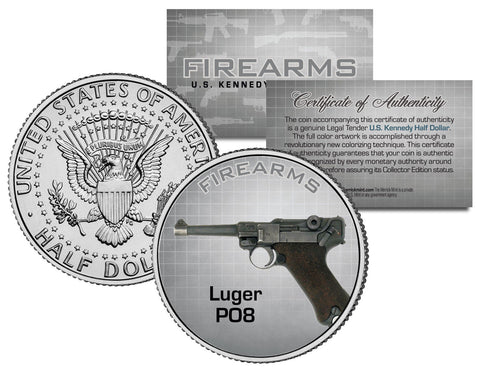 RUGER 10/22 Gun Firearm JFK Kennedy Half Dollar US Colorized Coin