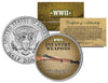M1 GARAND - WWII Infantry Weapons - JFK Kennedy Half Dollar U.S. Coin