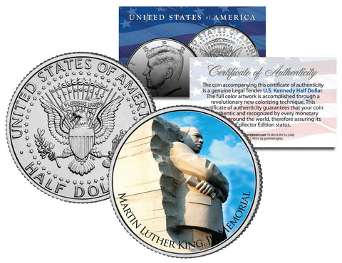 MICHELANGELO SISTINE CHAPEL - Colorized JFK Kennedy Half Dollar U.S. 4-Coin Set
